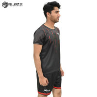 Maillot de football imprimé par sublimation maillots de football respirants personnalisés uniformes d'équipe scolaire vêtements de sport pour football maillot de football