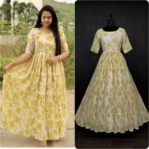 <span class=keywords><strong>Georgette</strong></span> Giả Với Áo Choàng Xếp Li In Họa Tiết Có Vẻ Đáng Yêu Đối Với Trang Phục Dự Tiệc Cho Nữ Trang Phục Thường Ngày - Product Image 5