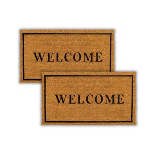 Alfombrillas de fibra de coco natural, alfombrillas de bienvenida para mascotas, bellamente hechas a mano en Vietnam para su puerta - Product Image 1