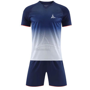 Conjunto de Uniforme de Fútbol Premium para Hombre con Tela Anti-Sudor, Ligero, Transpirable, 100% Poliéster, Manga Corta para Clima Cálido - Product Image 1