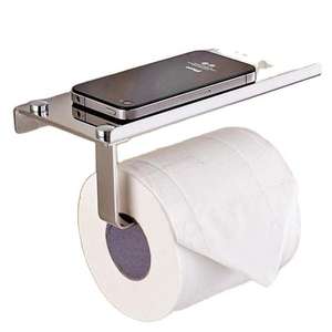 Free <b>Standing</b> Style Tissue Napkin <b>Toilet</b> <b>Paper</b> <b>Holder</b> Black Powder Iron Metal Home Hotel Restaurant Bathroom Accessories - Product Image 6