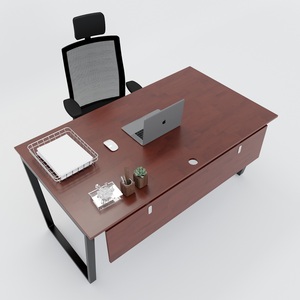 Concept 160x80 Assembly <b>Desk</b> Trapeze Modern Minimalist Luxury Design Melamine Wood Style MDF Material <b>Foldable</b> <b>Office</b> Furniture - Product Image 2