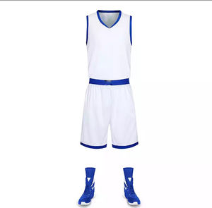 Maillot de basket-ball vierge maillot de basket-ball d'entraînement et vêtements de basket-ball courts personnalisés en prix de gros pour adultes OEM - Product Image 2