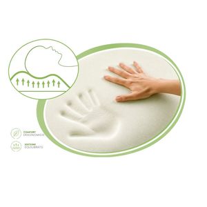 Cuscino in Memory Foam con Fibre di Aloe Vera Evergreenweb, Altezza 15cm, Made in Italy, Fodera Lavabile, Traspirante e Ipoallergenico - Product Image 6