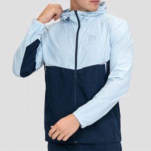Conjunto de Chaqueta Cortavientos de Alta Calidad para Hombre, Secado Rápido, Transpirable, Color Sólido, Chaqueta Cortavientos para Hombre OEM - Product Image 1