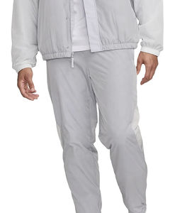 Ropa de invierno informal de talla grande para hombre, chándal de nailon transpirable con logotipo personalizado y cremallera cortavientos, diseño de estampado ligero - Product Image 5