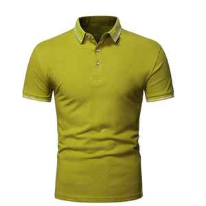 Polo à manches courtes en coton uni surdimensionné avec logo personnalisé pour uniformes d'entreprise, vêtements d'équipe, événements, vêtements pour employés pour hommes - Product Image 3