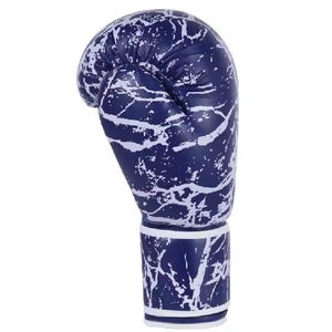 Guantes de boxeo de cuero de vaca de 14oz superventas diseño impreso personalizado alto para adultos MMA Fight 8oz PU cuero PVC 12oz - Product Image 1