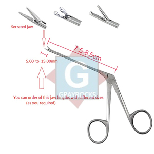 Meilleure qualité en acier inoxydable ENT pince à emballage nasal manuel chirurgical nez Tilley pansement nasal Instruments chirurgicaux base - Product Image 1