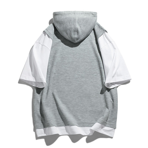 Sweat-shirts à manches courtes sur mesure de qualité supérieure, basiques personnalisés, coton mélangé, ajustables, nouvelle arrivée, sweat-shirts à manches courtes - Product Image 2