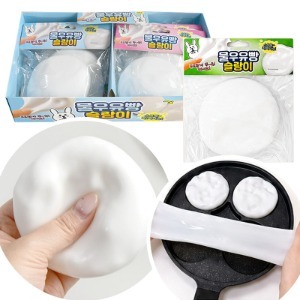 Gâteau de riz au lait, slime sensoriel blanc, Tteok moulable, jouet anti-stress - Product Image 1