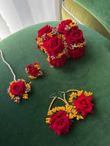 Gajra de Jazmín Artificial Hecha a Mano para Mujer, para Novias, Celebraciones de Mayon Haldi, Joyería Elegante de Cuarzo para Eventos - Product Image 2