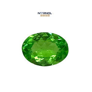 Tsavorita de alta calidad facetada ovalada disponible a precio mayorista - Product Image 1