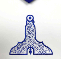 Tablier de Maître Maçon Maçonnique Personnalisé de Haute Qualité, Forme Ronde, Durable, Broderie Machine, Service OEM Franc-Maçon