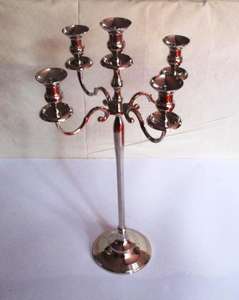 Soporte de vela de Metal decorativo de aluminio - Product Image 3