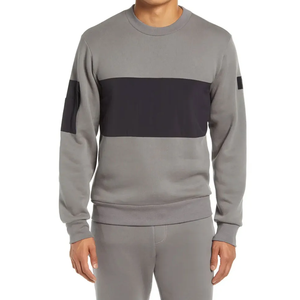 เสื้อสเวตเชิ้ตผู้ชายผ้าฟลีซเนื้อนุ่มน้ำหนักเบา สั่งทำโลโก้ได้ สินค้าใหม่ล่าสุดสำหรับฤดูใบไม้ร่วง ขายส่ง OEM - Product Image 1