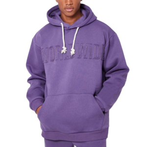 Sudaderas con capucha de mezcla de algodón básicas transpirables para hombre, sudaderas con logotipo en relieve personalizado de Pakistán, teñido liso - Product Image 1