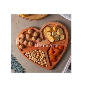 Assiette à dessert en bois au design unique, taille et forme personnalisées, assiette de service pour chocolats au prix le plus bas - Product Image 2