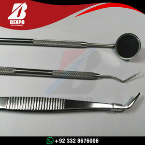 Kit d'examen dentaire, hygiène de base, pince, miroir, explorateur, kit d'outils de nettoyage - Product Image 4