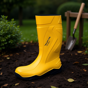 Botas de Seguridad DUNLOP Purofort+ Talla 45 Amarillas PUR S5 CI SRC EN20345 Equipo de Protección para Jardines - Product Image 3