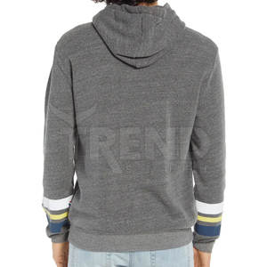 Nueva Sudadera con capucha de invierno del fabricante profesional poliéster grueso de alta calidad con bolsillo de patrón de impresión sólida al por mayor - Product Image 2