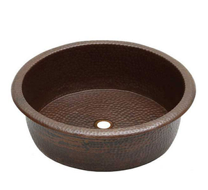 Bol de spa à pied en cuivre antique utilisé en gros fabrication bol en cuivre prix bon marché et utilisation en salon artisanat naturel - Product Image 1