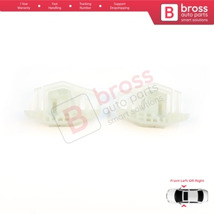 Clips de réparation de lève-vitre BWR60+BWR61 A+B avant gauche ou droit pour Megane MK2 206 206+ XSara Picasso N68 4/5 portes - Product Image 2