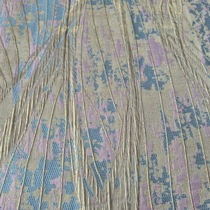 Tissu de brocart jacquard en polyester ultra doux turc pour vêtements métalliques fantaisie pour femmes et filles musulmanes - Product Image 1