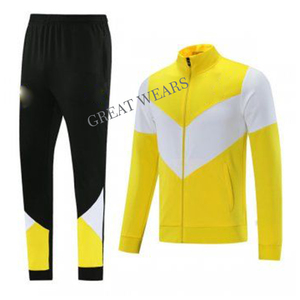 Survêtement de football à col montant, en coton et élasthanne, pour hommes, coupe oversize, haute qualité, avec logo personnalisé, OEM, vente en gros - Product Image 5