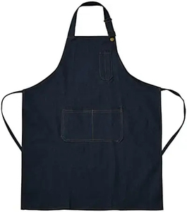 Gran oferta, delantal de cocina de lona impermeable de algodón con estampado de colores personalizados, sin mangas de alta calidad, reutilizable con logotipo personalizado - Product Image 2