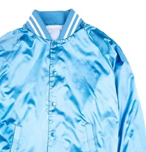 Chaqueta estampada personalizada de poliéster a prueba de viento con cremallera de satén de seda de manga larga transpirable acolchado ligero Premium chaqueta de mujer - Product Image 6