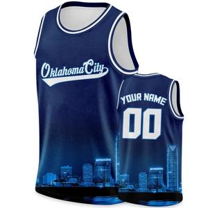 Maillot de basket-ball personnalisé en gros hommes et enfants conception réversible séchage rapide évacuation de l'humidité respirant logo uniforme - Product Image 6