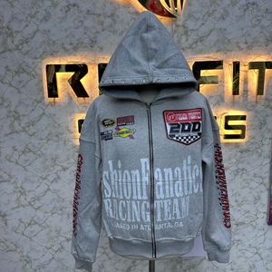 Haute qualité prix raisonnable le plus demandé fermeture éclair à capuche bouffée imprimé fabriqué en usine pas cher prix sweats à capuche hommes sweats à capuche - Product Image 1