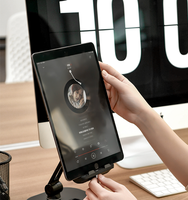 Support de tablette ergonomique en métal réglable à 360° pour iPad et tablettes – Support de téléphone portable premium