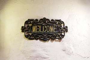 Letrero de Metal Elegante para Puerta, Moderno, Decorativo, Hecho a Mano, Clásico, Único, con Logotipo Personalizado, Venta al Por Mayor - Product Image 2