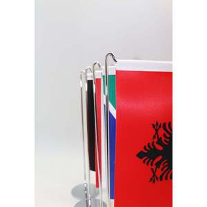 Bandera de Alaska para Oficina en Forma de L, Impresa Digitalmente, con Asta de Aluminio - Product Image 4