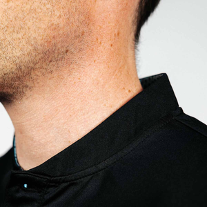 Polos de poliéster 100% para hombre al por mayor, cuello hoja con logotipo personalizado, vintage, absorbe la humedad, ajuste Atlético genial alto - Product Image 3