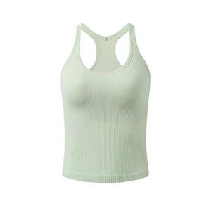 Camisetas sin mangas para mujer, alto rendimiento, secado rápido, gimnasio, entrenamiento, malla trasera, deportes, Yoga, chaleco, Fitness, transpirable, personalizado, de alta calidad, OEM - Product Image 6