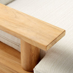 Tumbona para Piscina de Madera de Teca, Muebles de Exterior para Patio, Piscina, Villa, Casa de Huéspedes, Solárium - Jean - Product Image 6