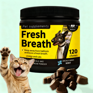 Soins dentaires pour animaux <span class=keywords><strong>de</strong></span> compagnie Dents et gencives saines Rafraîchissant l'haleine Doux à mâcher pour chats et chiens Réduit la plaque et le tartre Soulage l'halitose - Product Image 1