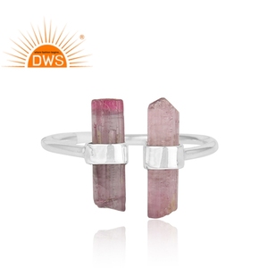 Anillo de piedras preciosas multiturmalina Natural de Plata de Ley 925 más vendido, fabricante de joyería de diseño personalizado - Product Image 1