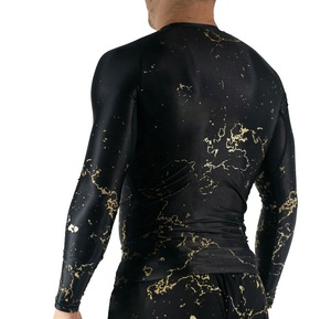 Protège-éruptions en matériau de qualité supérieure pour adultes pare-éruptions en Spandex extensible de couleur noire de jais solide imprimé par sublimation prix très bon marché - Product Image 6