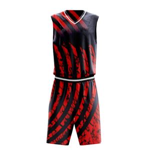 Uniformes de basket-ball en jersey 100% polyester de haute qualité, personnalisés et sublimés, vente en gros - Product Image 6