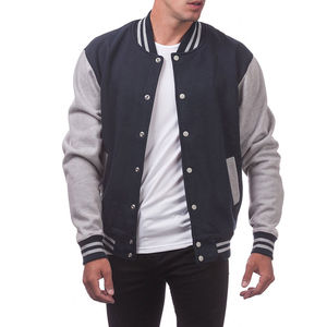 Veste de baseball universitaire en laine personnalisée pour hommes, veste d'hiver en patchwork à support réversible style High Street, veste de neige brodée - Product Image 6