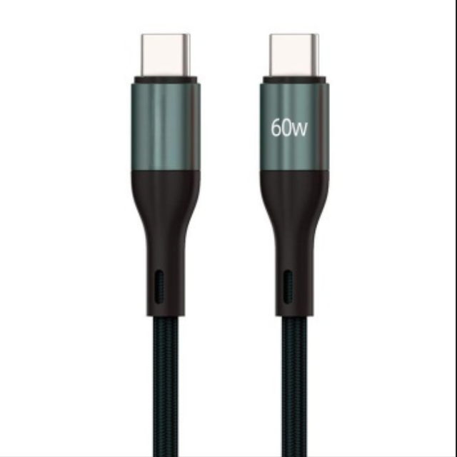 PD60W Nylon Braided USB-C to C-8PIN Fast Charging Cable for iPhone Camera & Computer-iOS Compatible