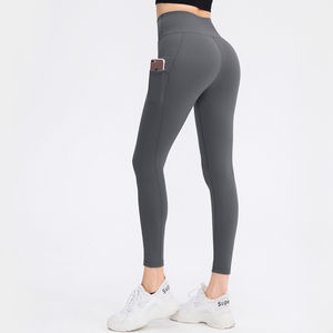 Custom Casual <b>Gym</b> Clothing Athletic Wear Fitness Yoga Workout <b>Leggings</b> <b>Pocket</b> Mid Waist Pants Quick Dry Breathable Eco-Friendly - Product Image 5