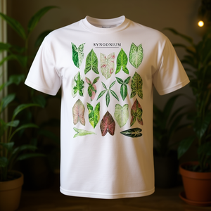 Camiseta Syngonium Plant Lover con diseño Angustatum Milk Confetti Mojito - Product Image 3