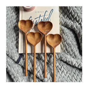 Handmade Wooden <b>Spoon</b> for Stirring Soup, Mixing Salad, and Serving Food Daily - Product Image 1