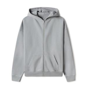 OEM Customized Color Manufacturing Custom Men's Zip-Up Hoodie Soft Fleece Zip Hoodie for Casual and Sportswear - Product Image 1