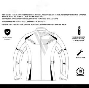 Chaqueta de cuero de carreras de alta calidad al por mayor armadura protectora para montar en motocicleta negro blanco rojo tiras ropa deportiva - Product Image 6